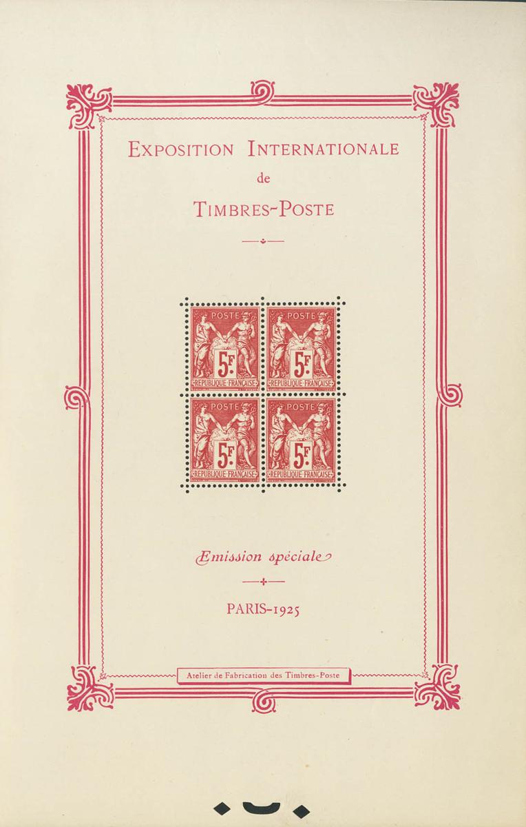 120 | France. Souvenir Sheet