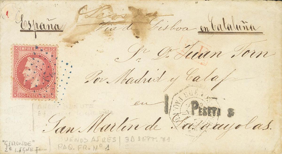 391 | Argentina. Agencia Postal Francesa