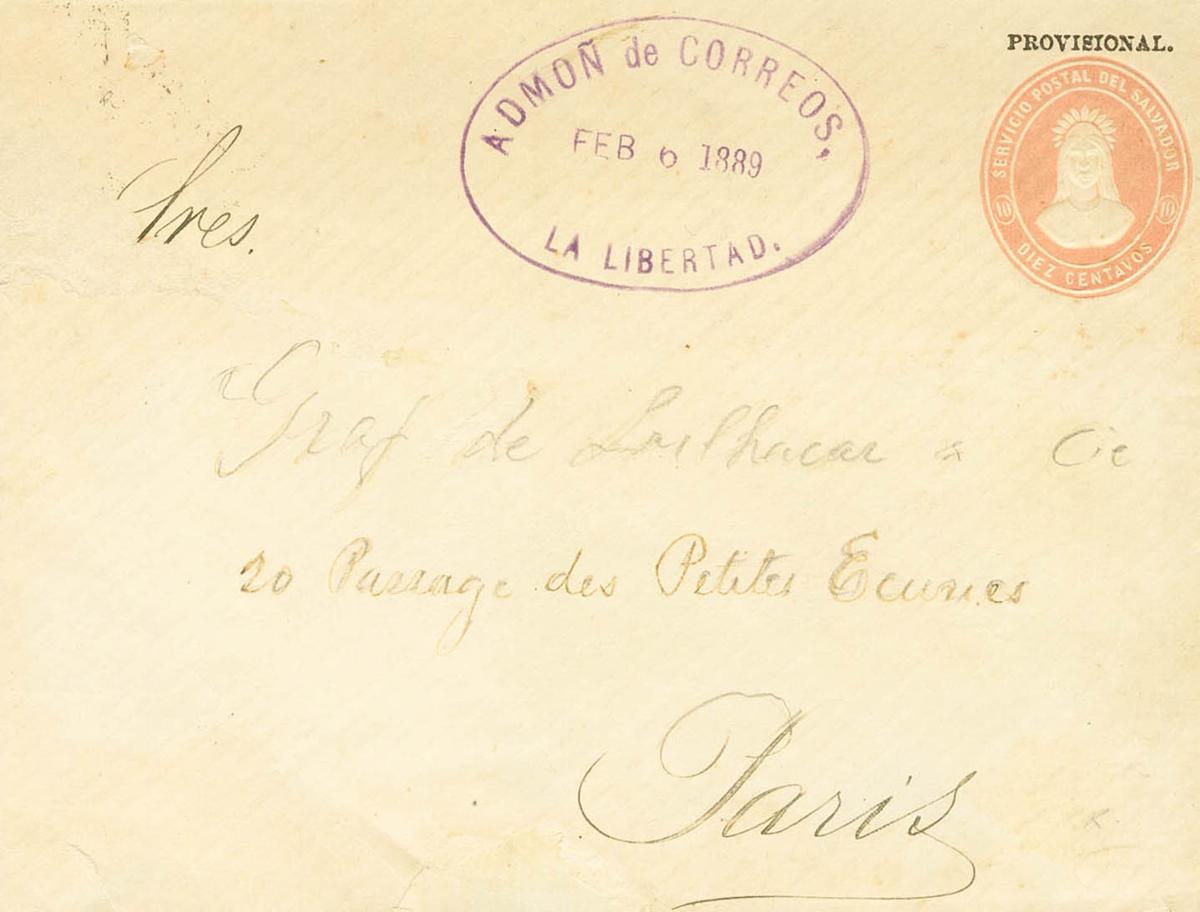 569 | Salvador. Entero Postal
