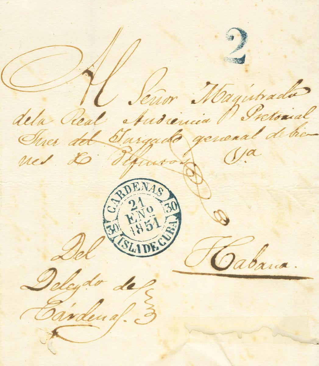 1162 | Cuba. Prephilately