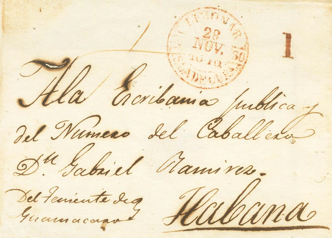 1189 | Cuba. Prephilately