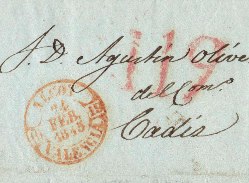 128 | Pre-philately. Comunidad Valenciana
