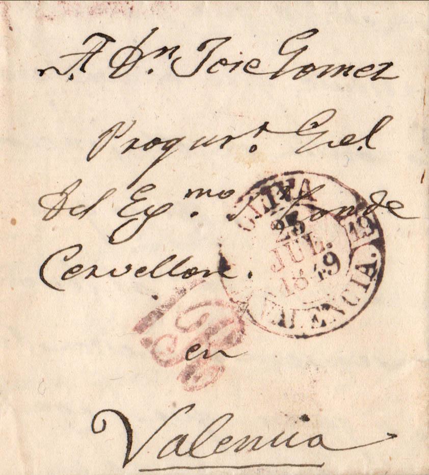 130 | Pre-philately. Comunidad Valenciana