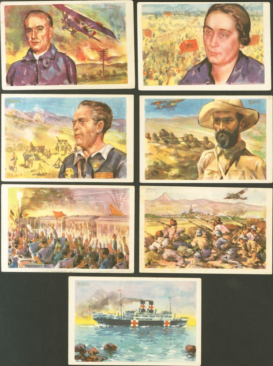 937 | Civil War. Republican Postcard