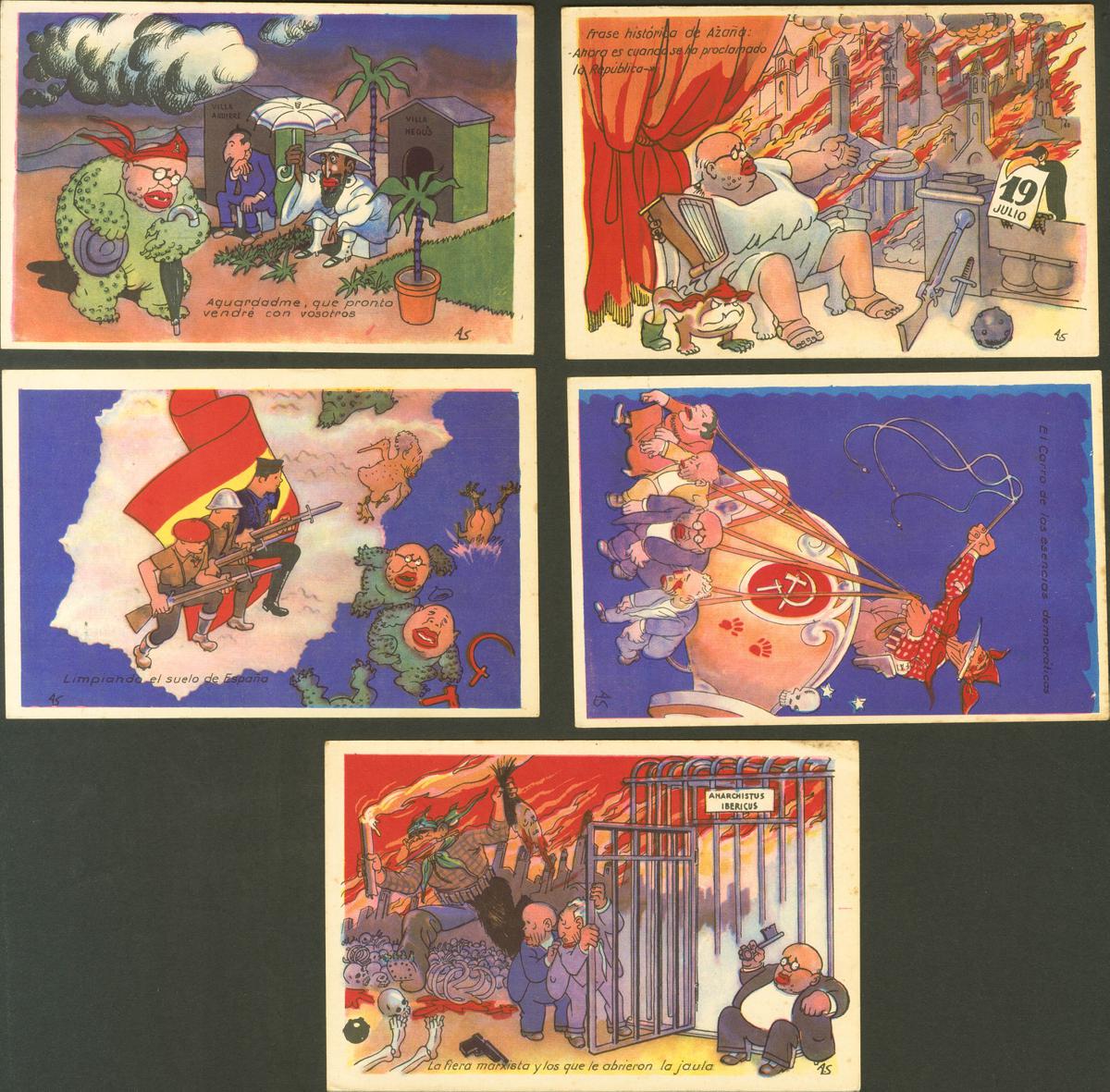 943 | Civil War. Nationalist Postcard