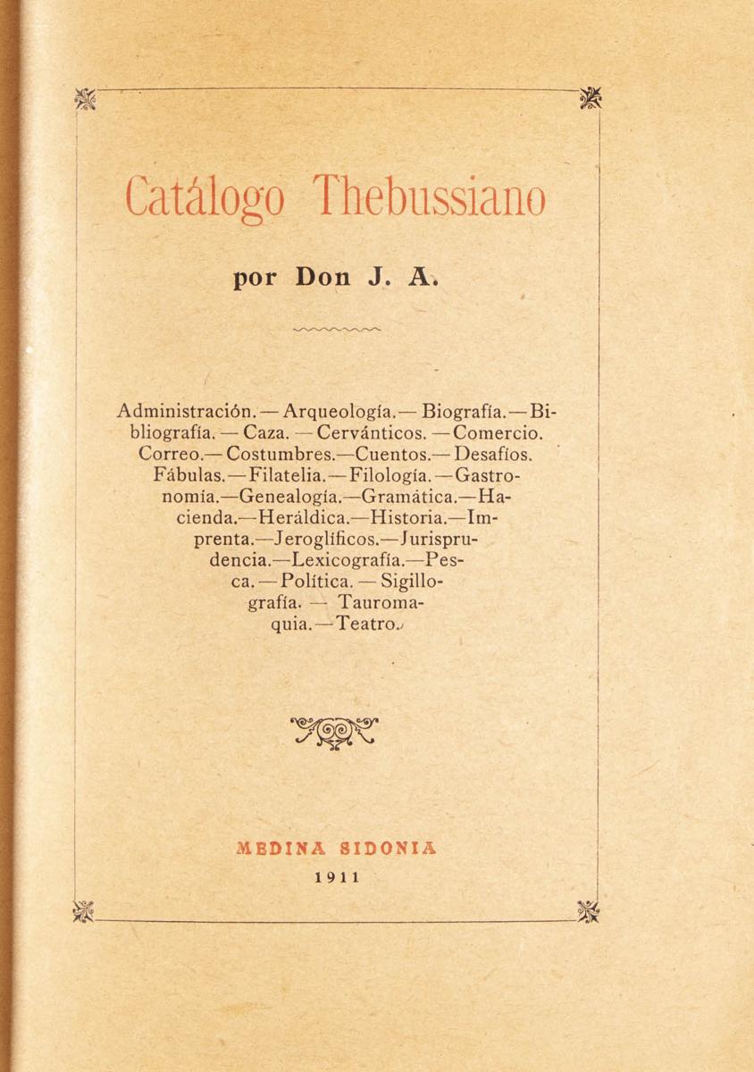 18 | Bilbliography. Thebussian Book
