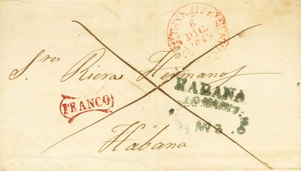 1167 | Cuba. Prephilately