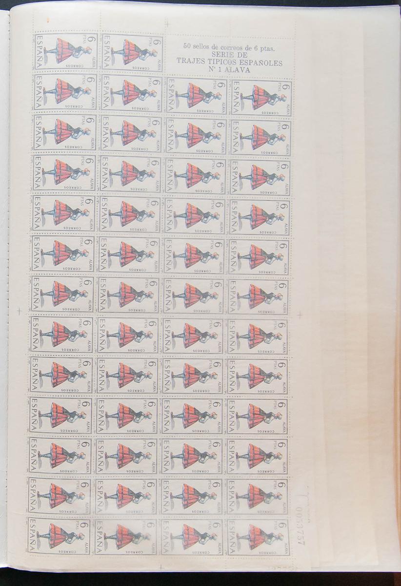 106 | Spanish Collection. Sets and stamps stock