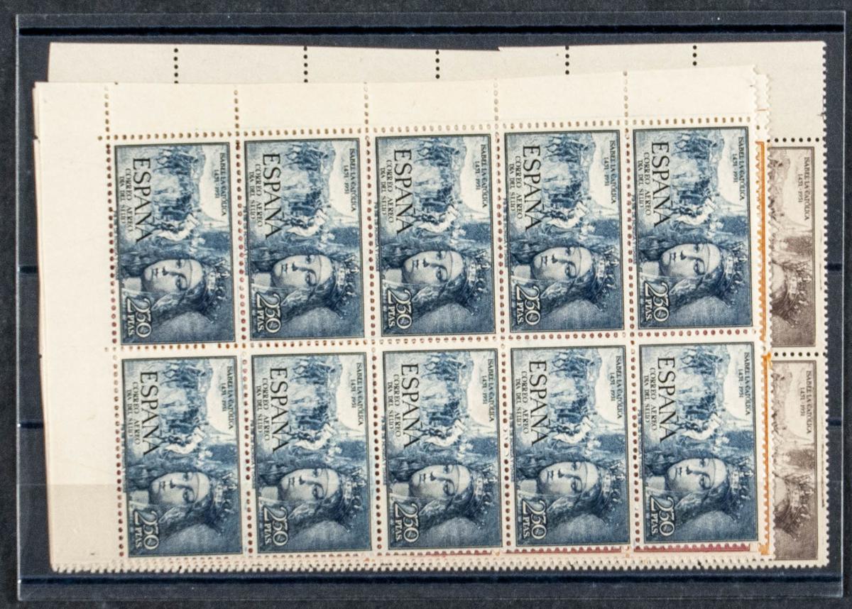 56 | Spanish Collection. Sets and stamps stock