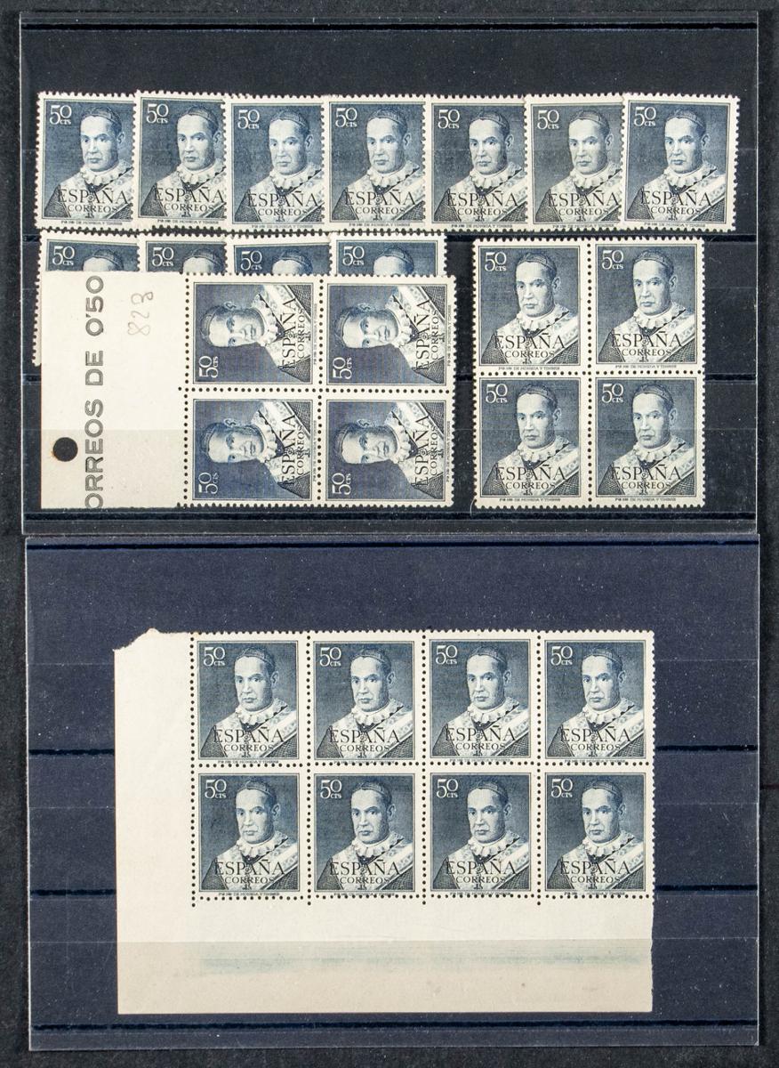 57 | Spanish Collection. Sets and stamps stock