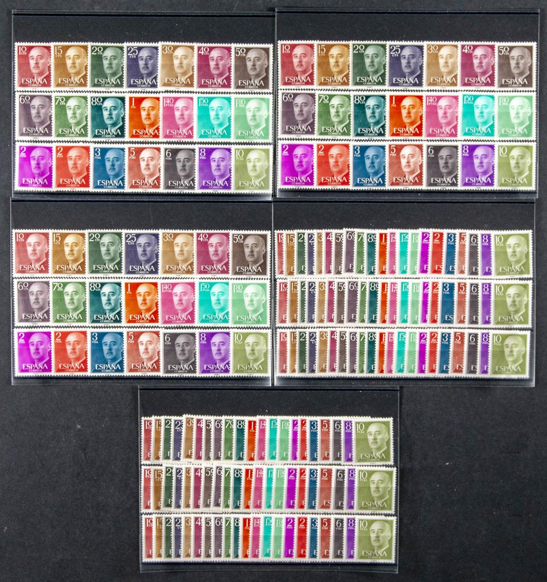 59 | Spanish Collection. Sets and stamps stock