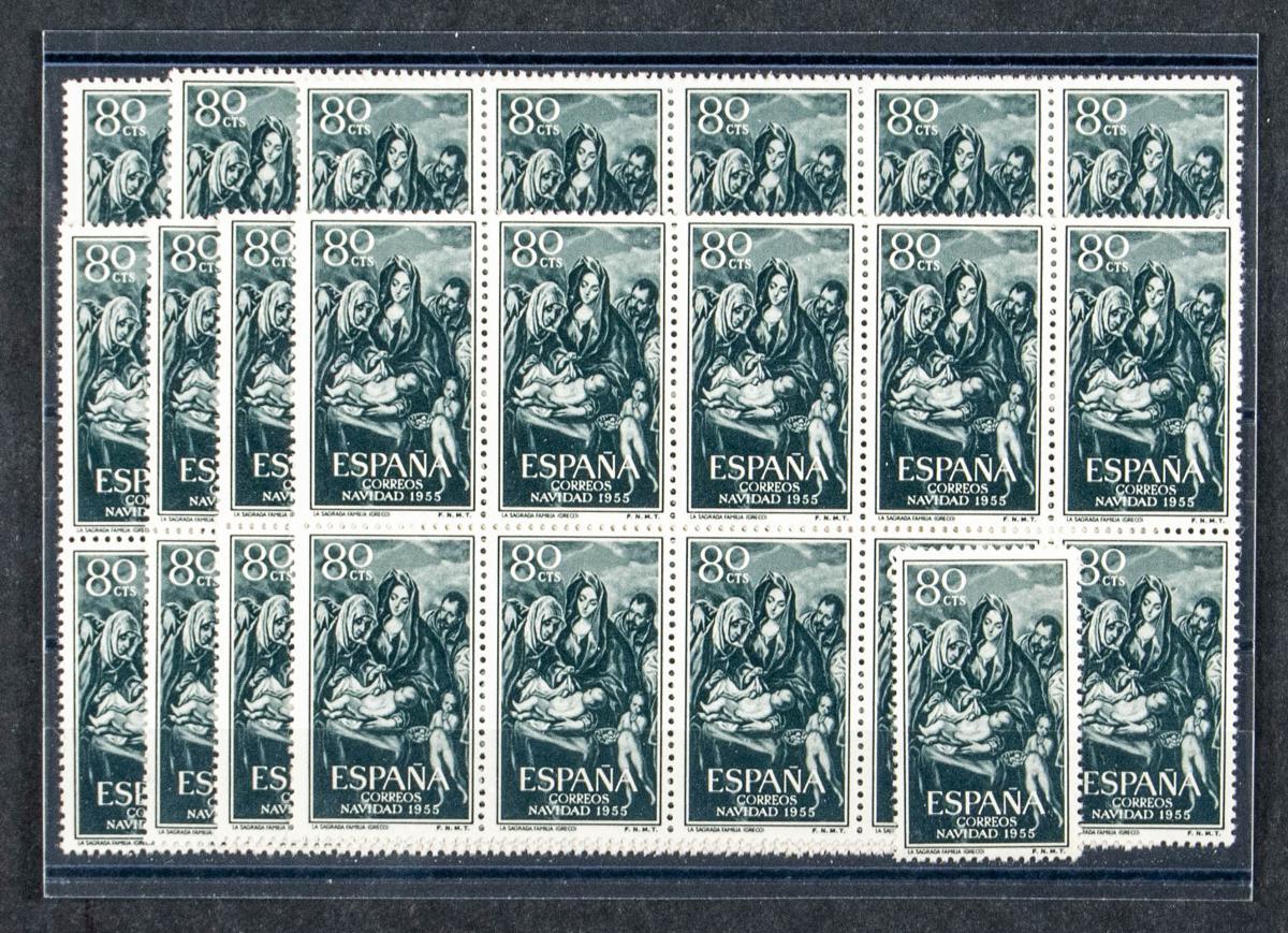 61 | Spanish Collection. Sets and stamps stock