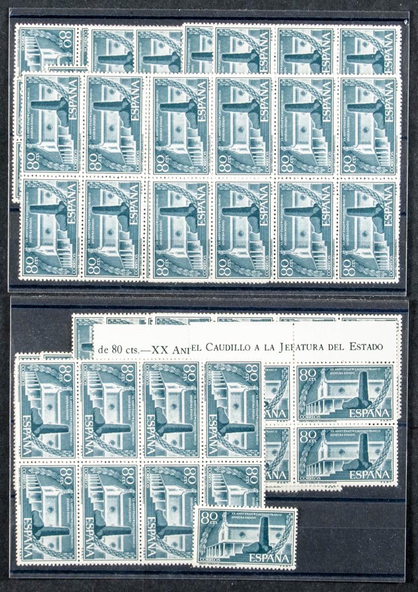 64 | Spanish Collection. Sets and stamps stock