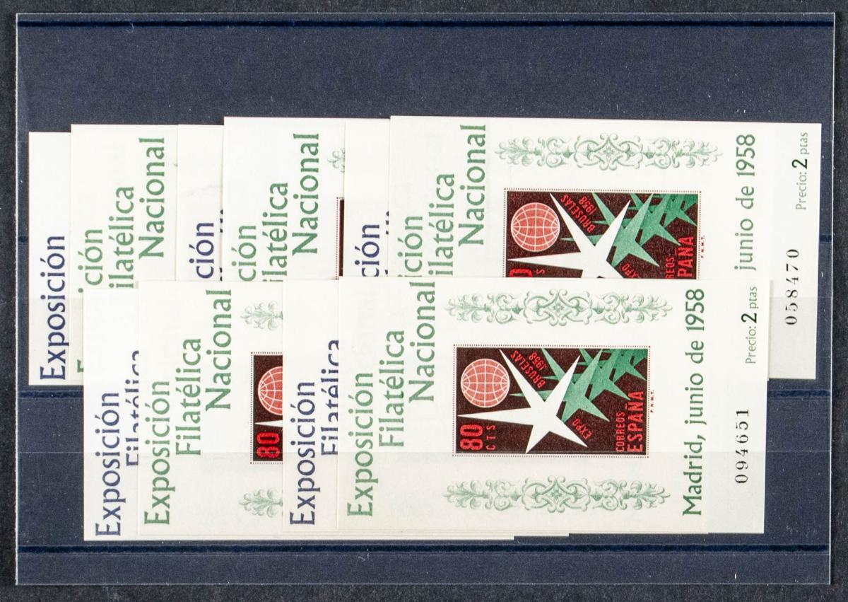 66 | Spanish Collection. Sets and stamps stock