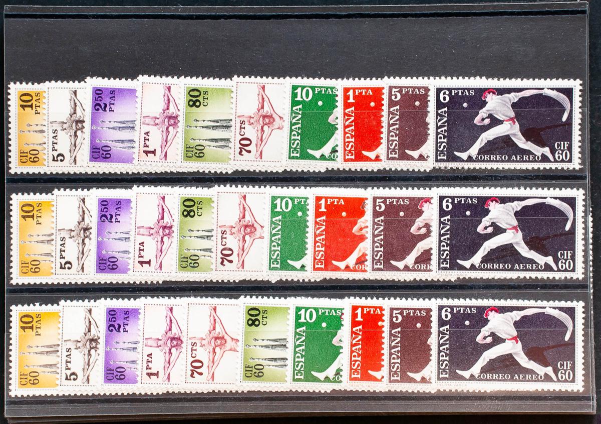 73 | Spanish Collection. Sets and stamps stock