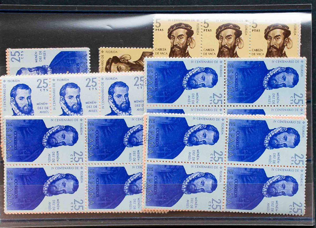 74 | Spanish Collection. Sets and stamps stock