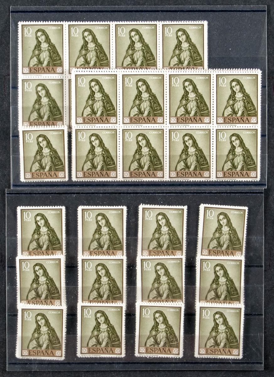 85 | Spanish Collection. Sets and stamps stock