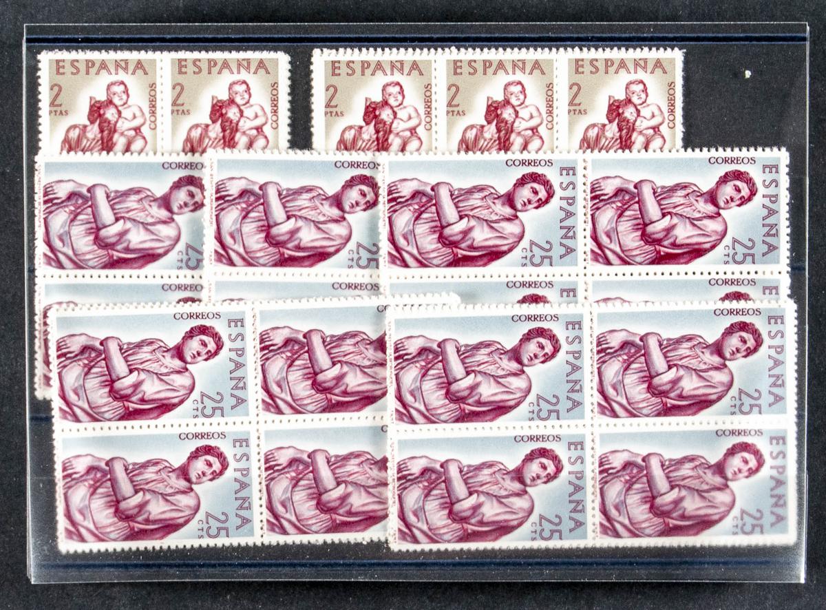 87 | Spanish Collection. Sets and stamps stock