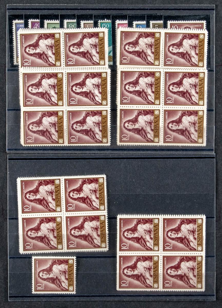 91 | Spanish Collection. Sets and stamps stock