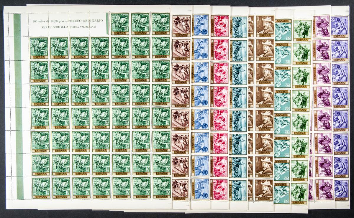 93 | Spanish Collection. Sets and stamps stock