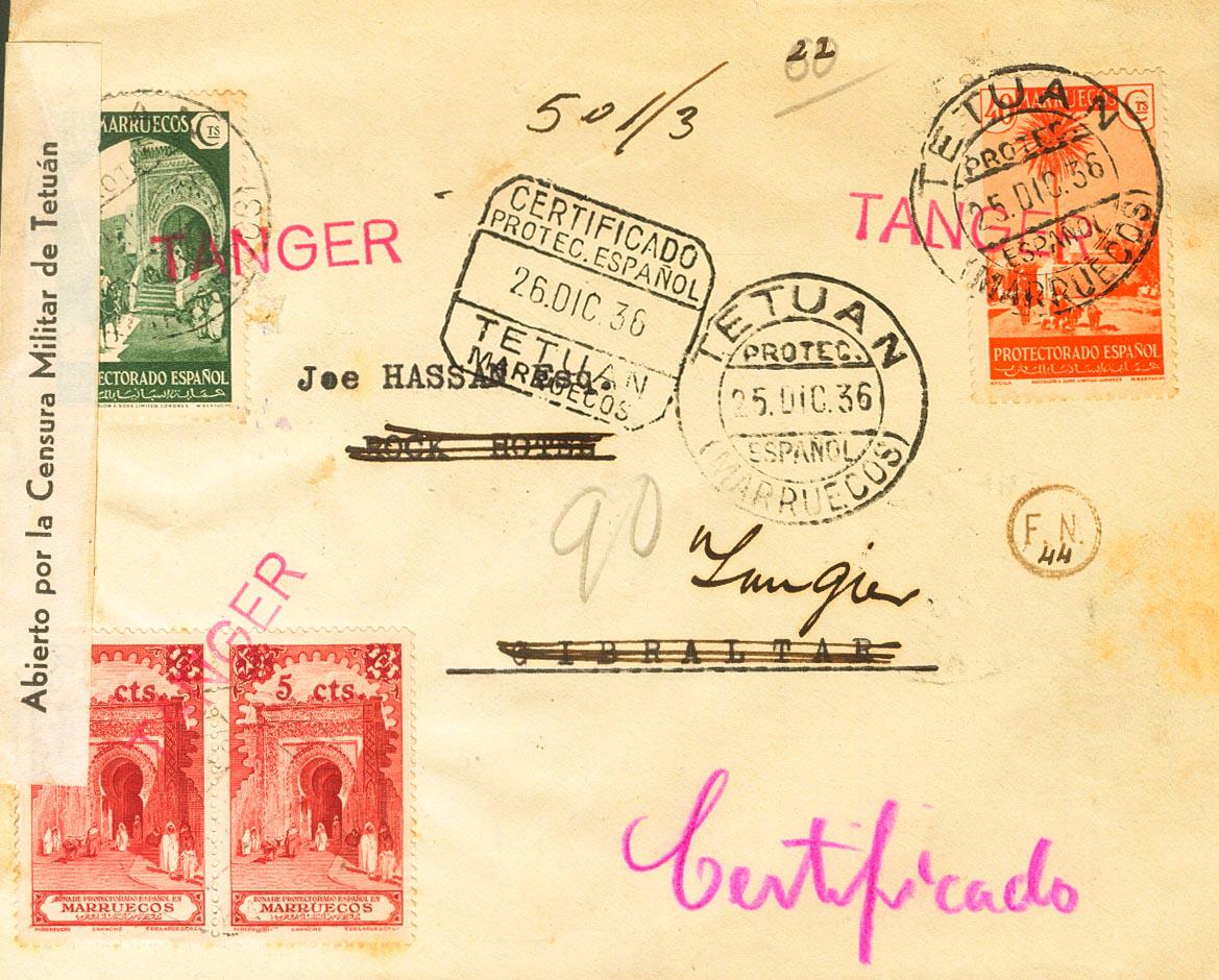1611 | Tangier. Nationalist Mail