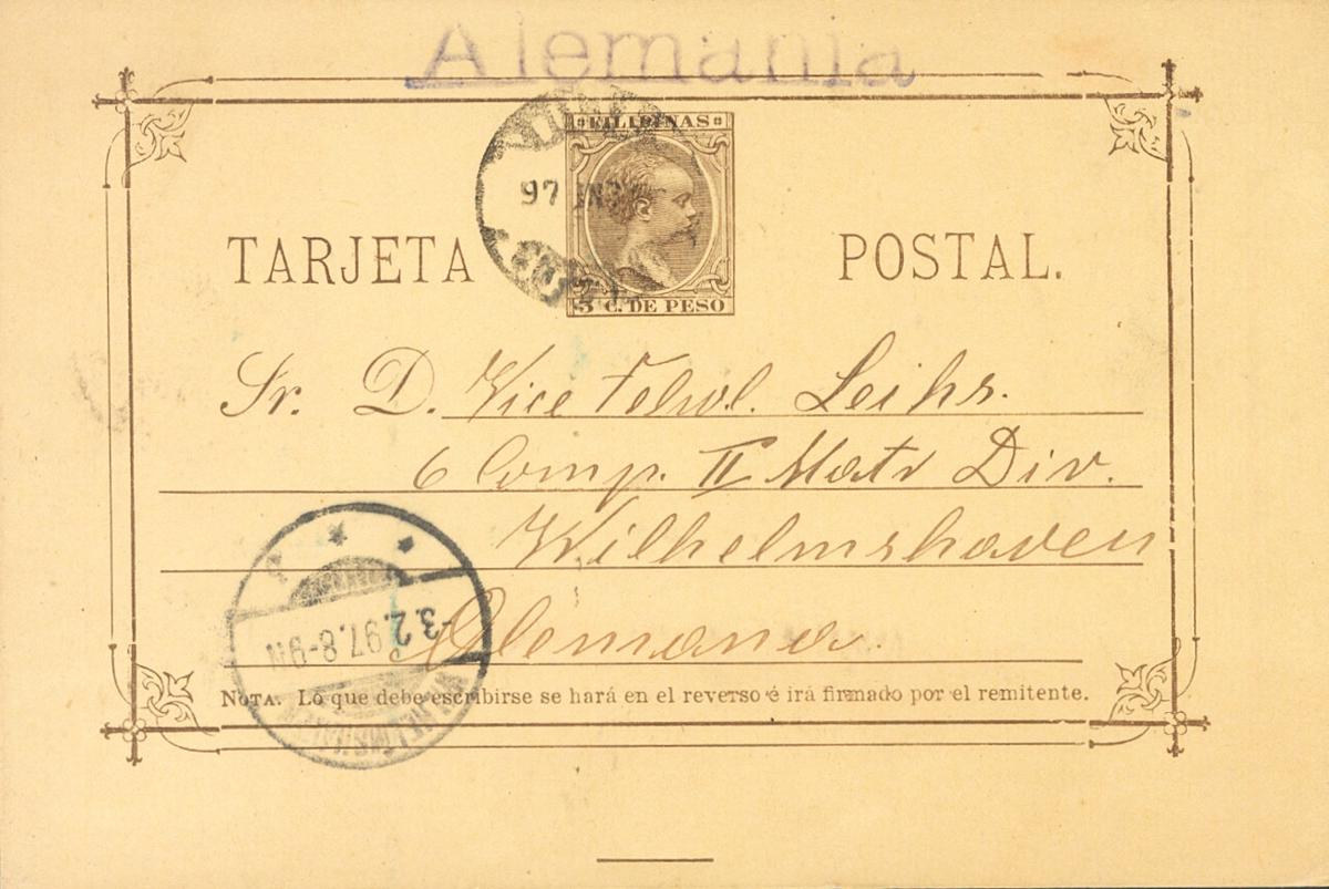 1047 | Philippines. Postal Stationery