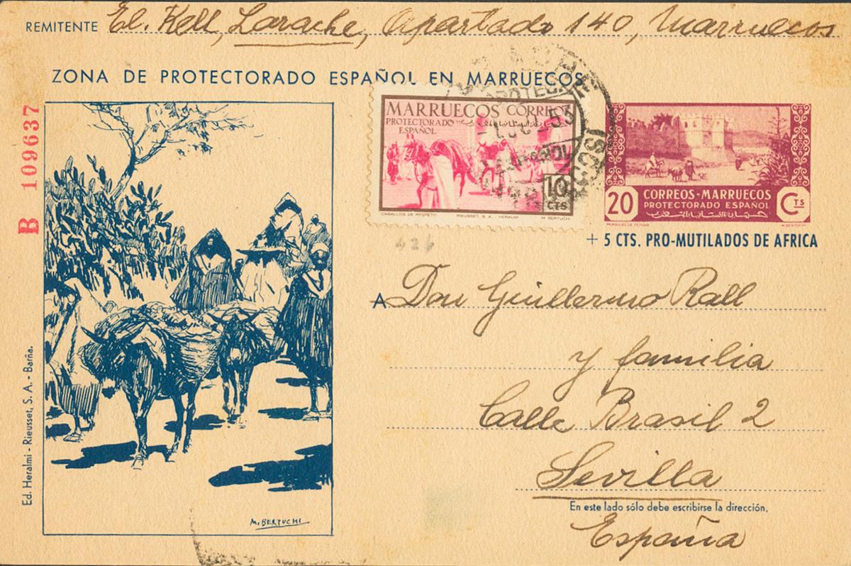 1133 | Spanish Marocco. Postal Stationery