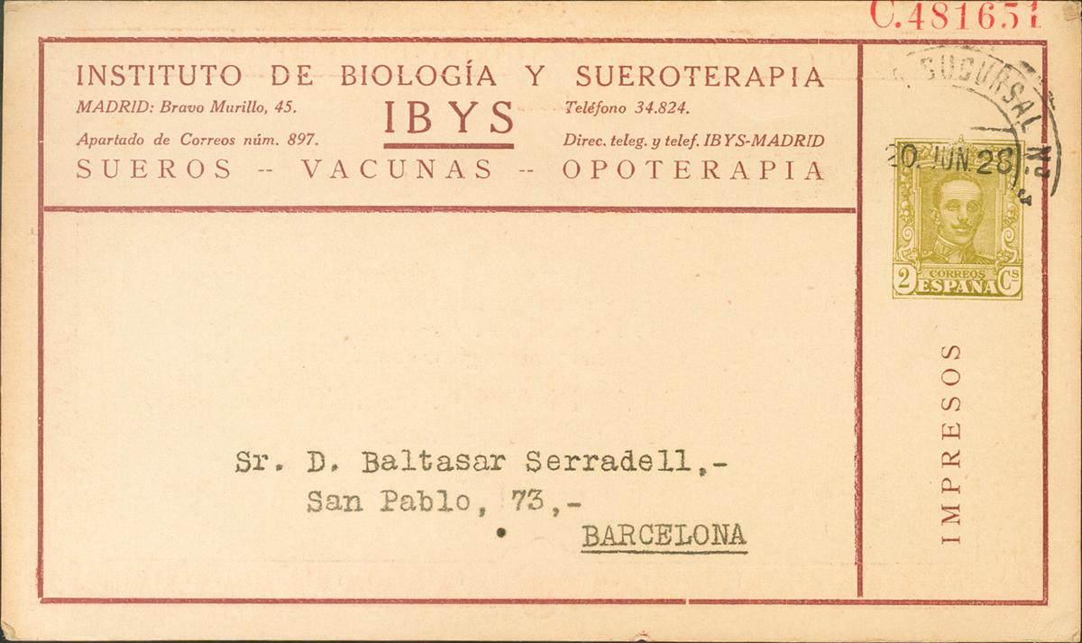 912 | Entero Postal. Entero Postal Privado