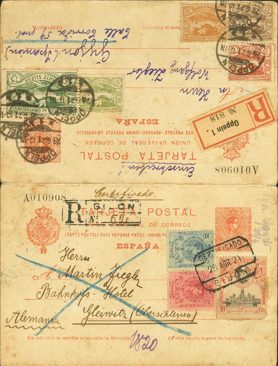 223 | Alta Silesia. Entero Postal