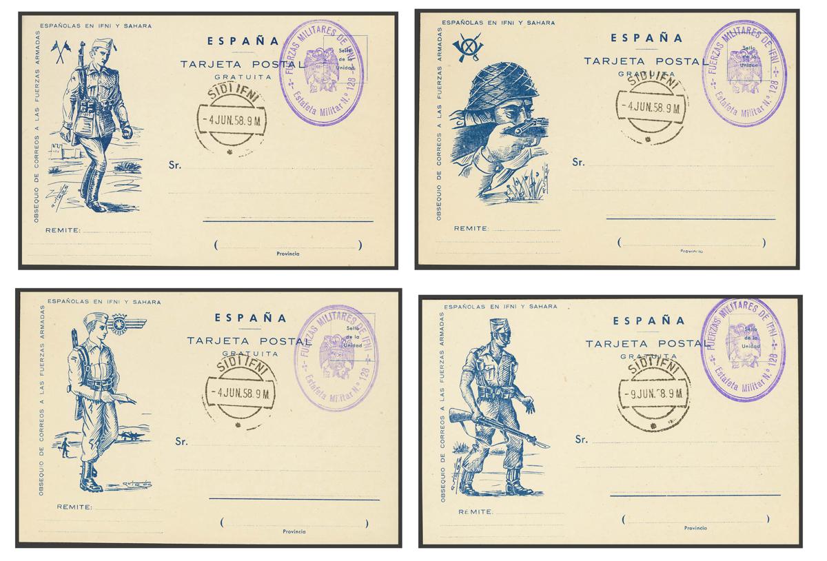 258 | Ifni. Military Postal Stationery