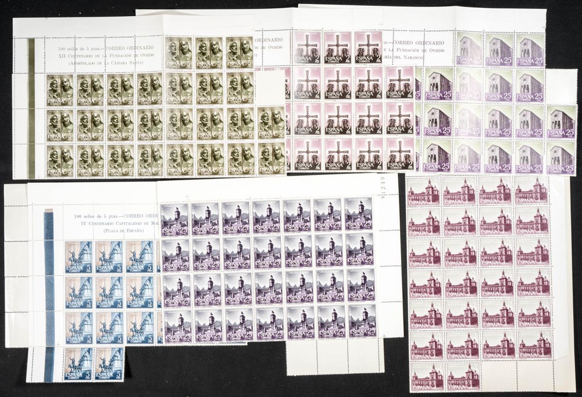 100 | Lotes y Colecciones.España. Stock de Series y Sellos