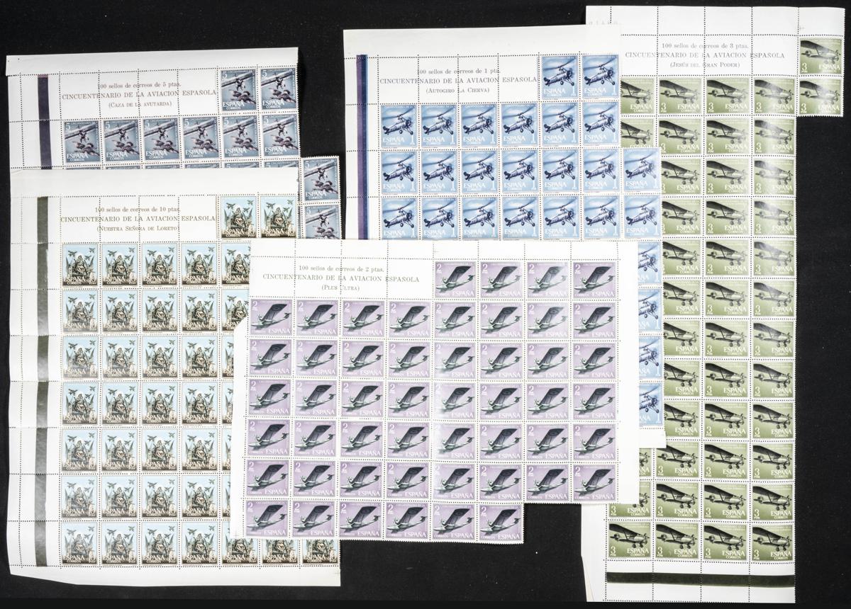101 | Spanish Collection. Sets and stamps stock