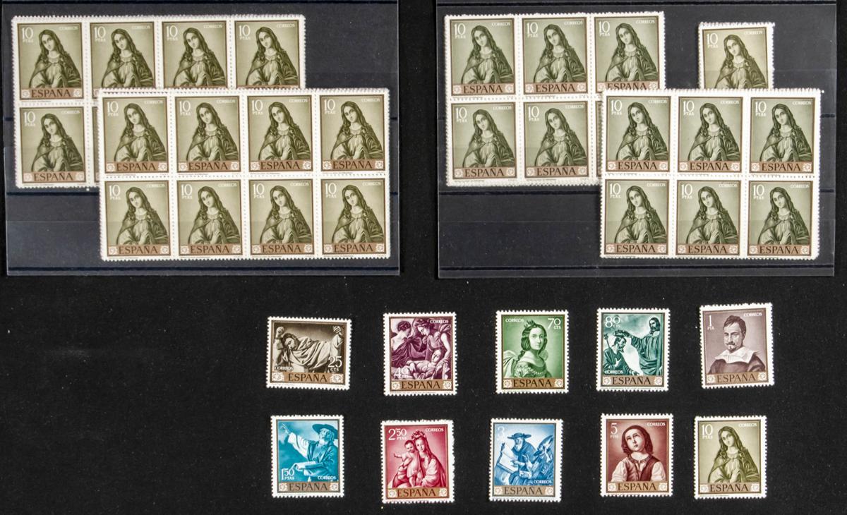 103 | Spanish Collection. Sets and stamps stock