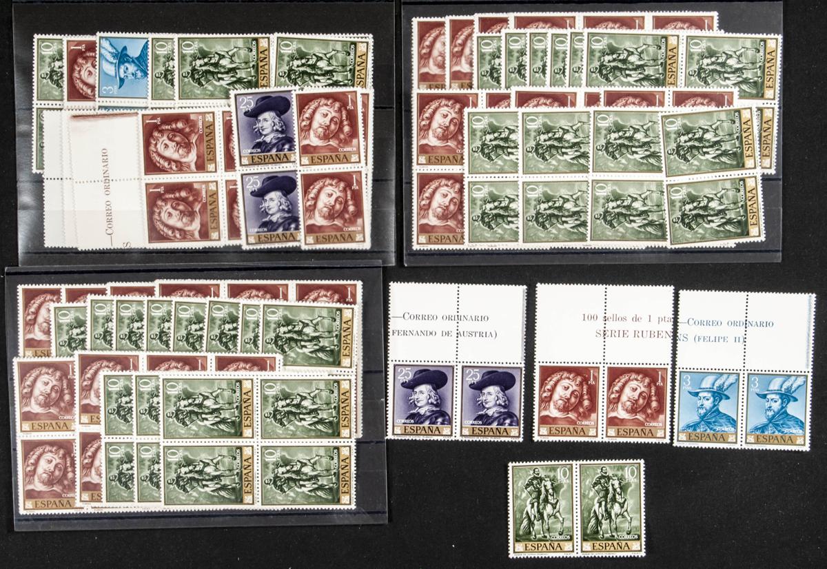 104 | Spanish Collection. Sets and stamps stock