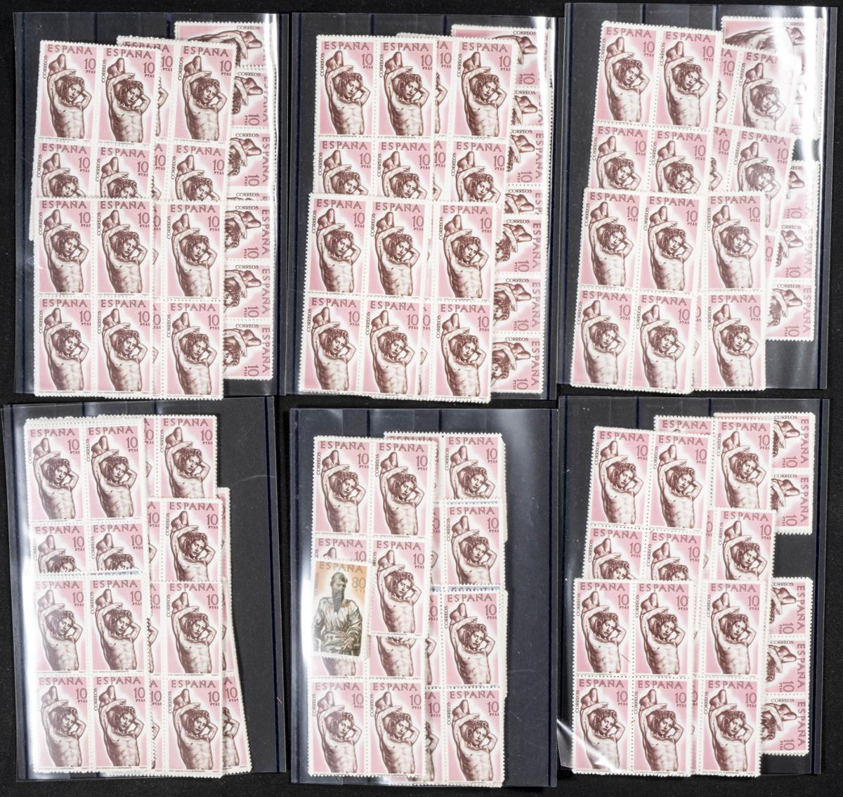 105 | Spanish Collection. Sets and stamps stock