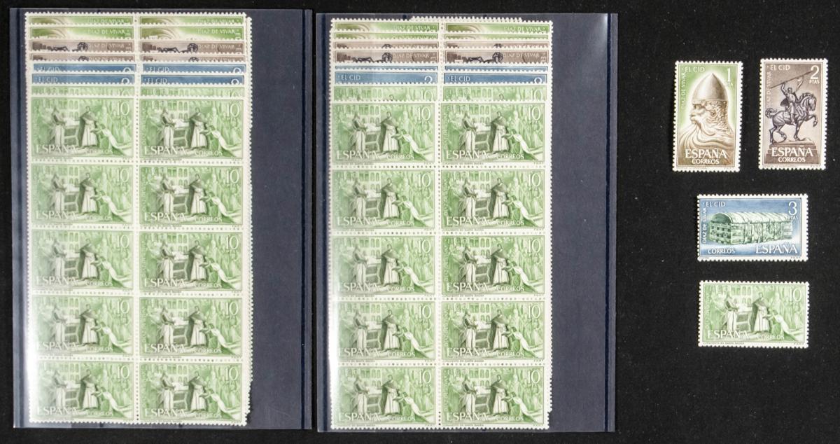 106 | Spanish Collection. Sets and stamps stock