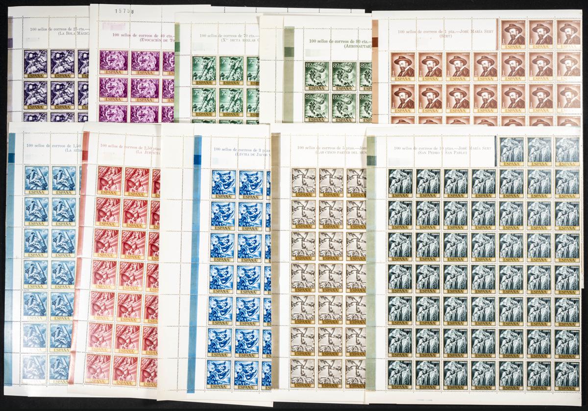 115 | Spanish Collection. Sets and stamps stock