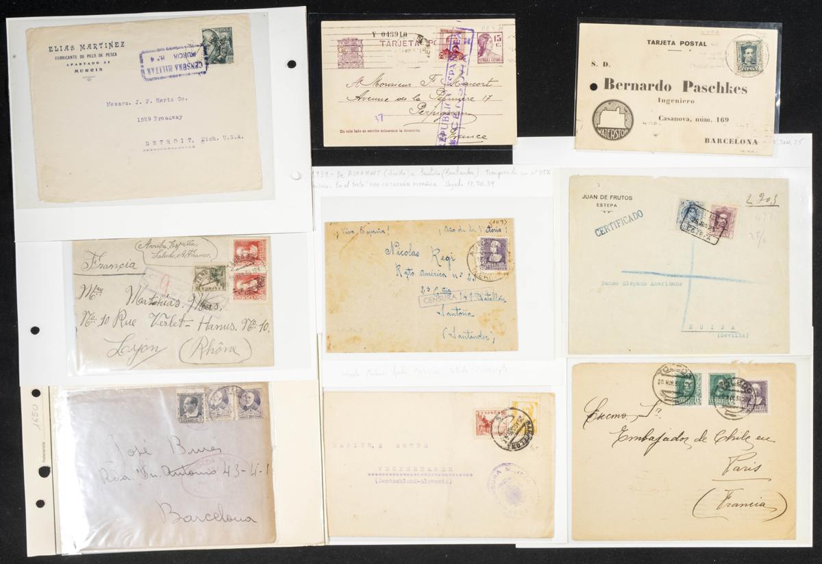 15 | Lotes y Colecciones.España. Historia Postal