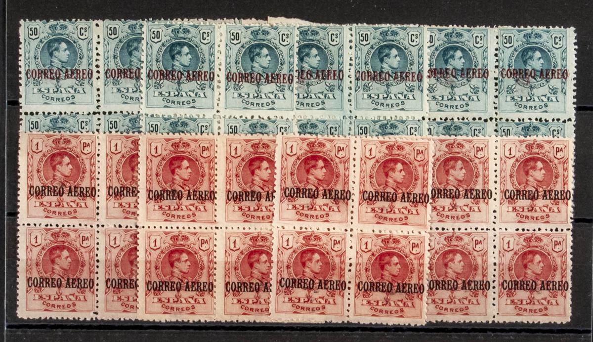33 | Lotes y Colecciones.España. Stock de Series y Sellos