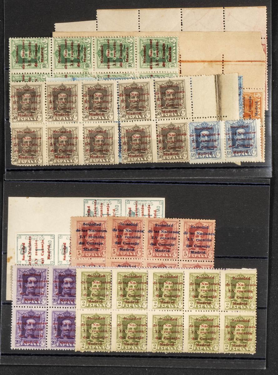 34 | Lotes y Colecciones.España. Stock de Series y Sellos