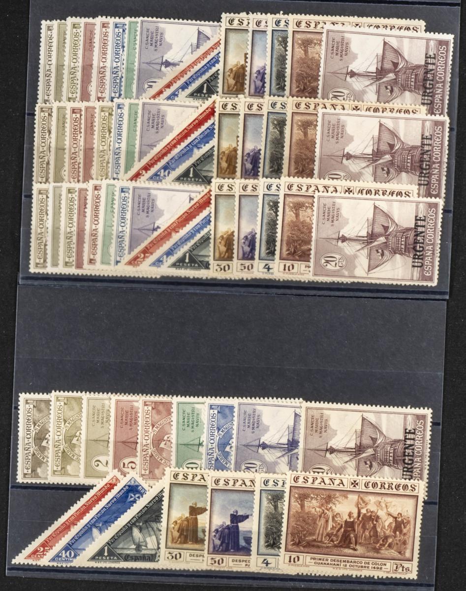 37 | Lotes y Colecciones.España. Stock de Series y Sellos