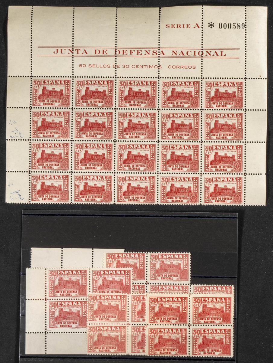 44 | Lotes y Colecciones.España. Stock de Series y Sellos