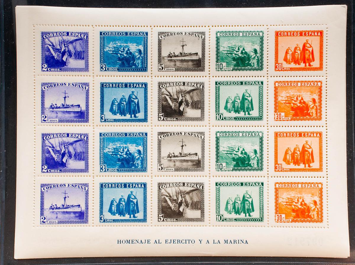 45 | Lotes y Colecciones.España. Stock de Series y Sellos