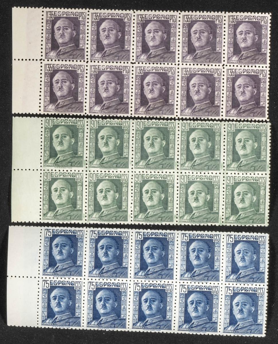 47 | Lotes y Colecciones.España. Stock de Series y Sellos