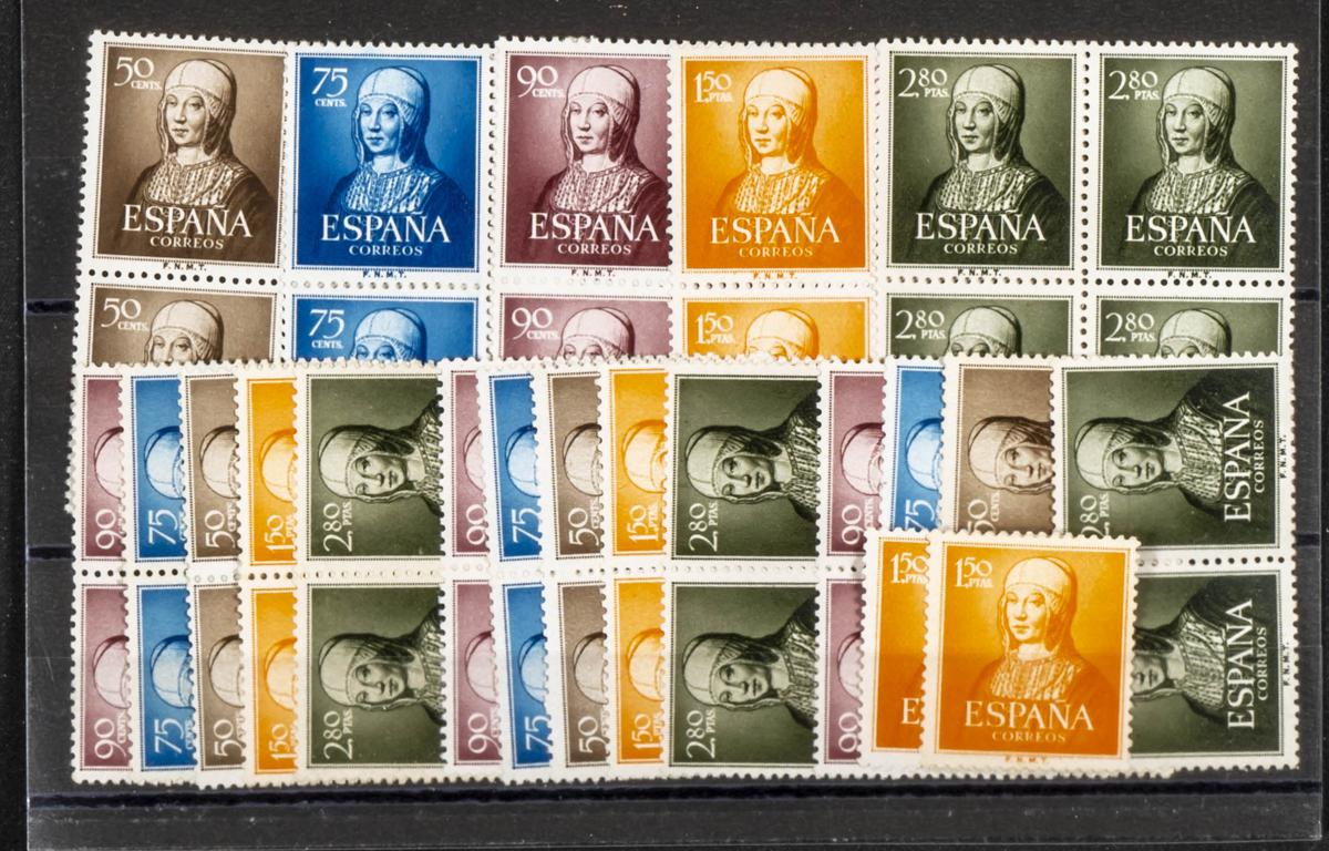 49 | Lotes y Colecciones.España. Stock de Series y Sellos