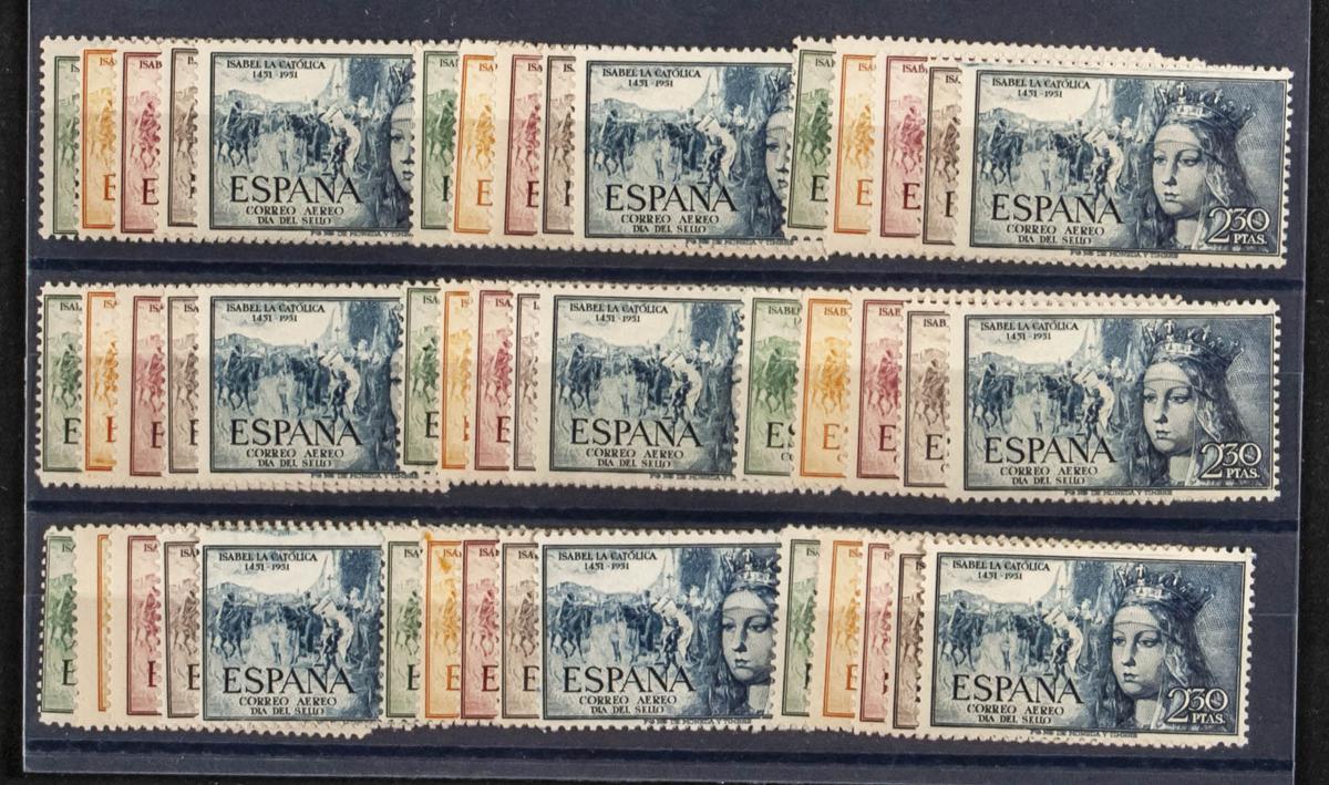 52 | Lotes y Colecciones.España. Stock de Series y Sellos