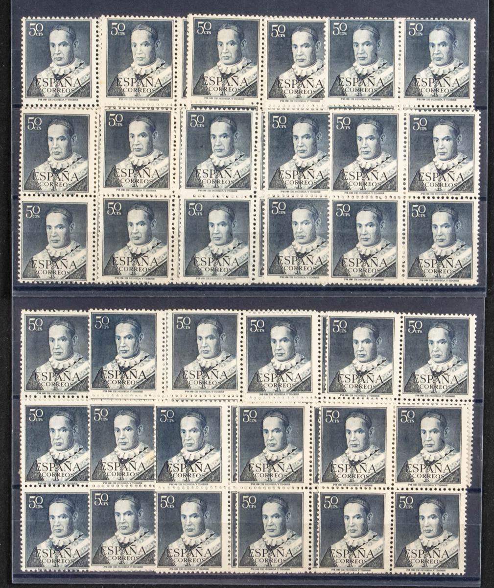 54 | Lotes y Colecciones.España. Stock de Series y Sellos