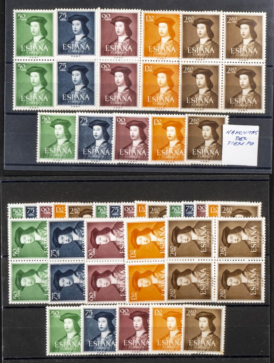 56 | Lotes y Colecciones.España. Stock de Series y Sellos
