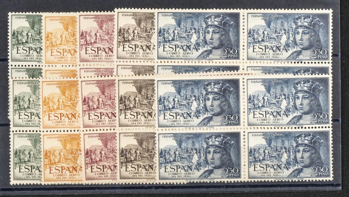 58 | Lotes y Colecciones.España. Stock de Series y Sellos