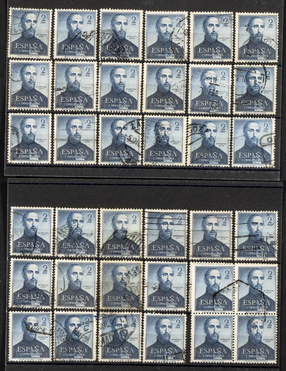 61 | Lotes y Colecciones.España. Stock de Series y Sellos